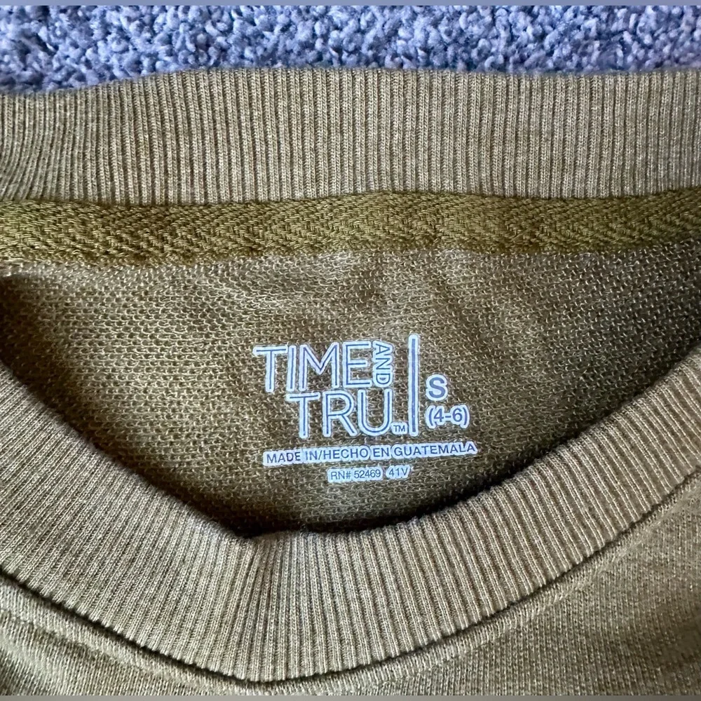 Olive Green Long Sleeve Top | S | Like New - Picture 9 of 15